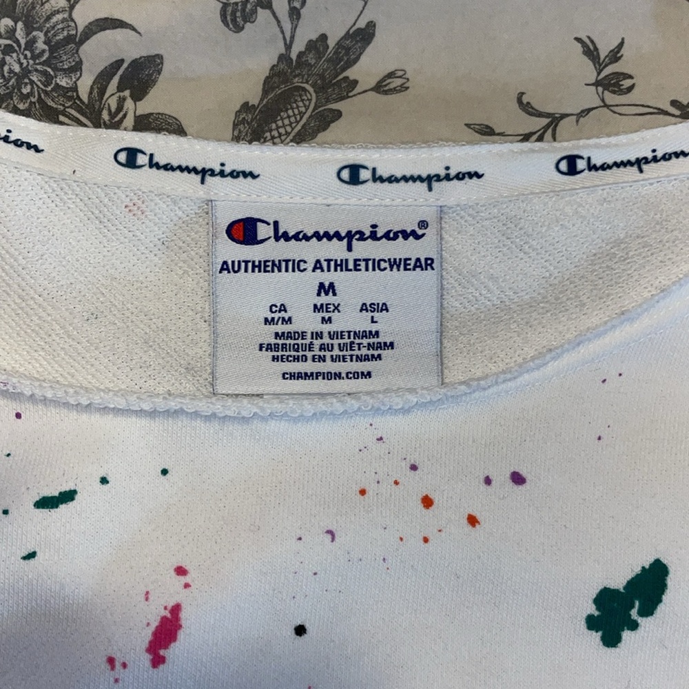 Women's Champion® Campus French Terry Crewneck Sweatshirt - Picture 4 of 4